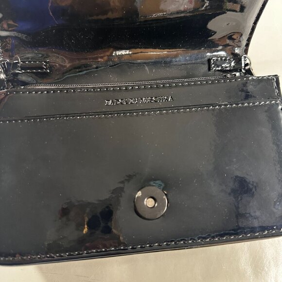 Badgley Mischka Sequins Wool Crossbody Vegan Leather Party Cocktail Purse Bag - Picture 15 of 15